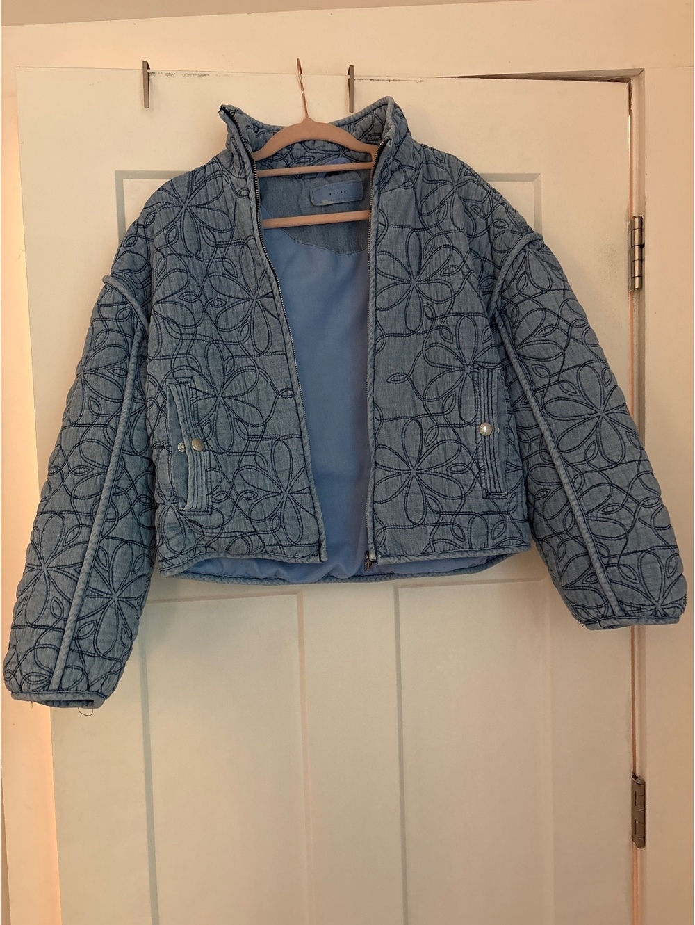 blankNYC denim quilted jacket women’s S